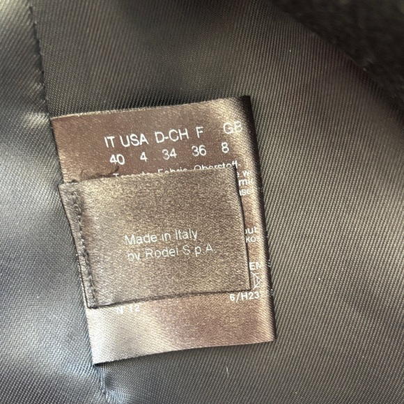 Cinzia Rocco Elegant Black Women's Coat - Picture 6 of 6